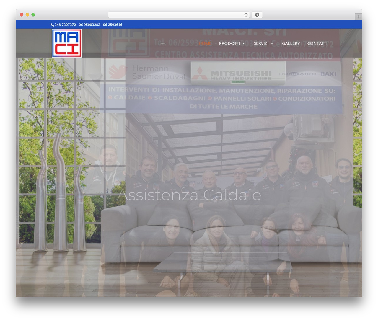 Theme WordPress Divi - maci-srl.com