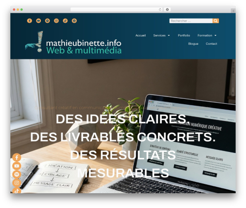 Theme WordPress Hello Elementor - mathieubinette.info