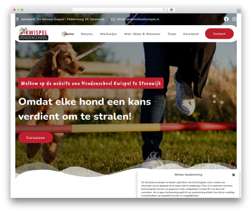 Theme WordPress valkuta - hondenschoolkwispel.nl