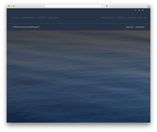 WordPress website theme The7 - deutsche-fachkraefteagentur.com