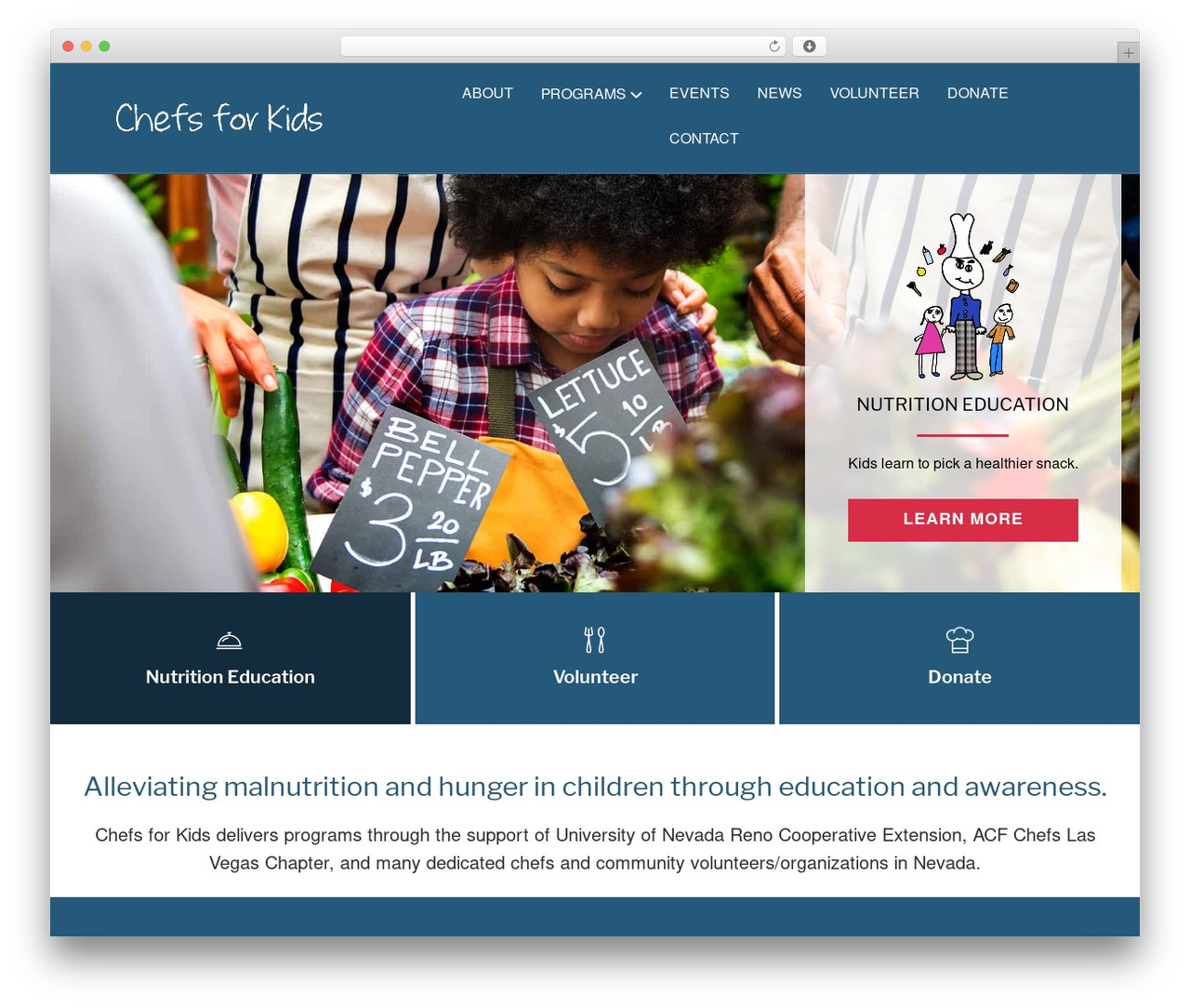 Chefs for Kids theme WordPress - chefsforkids.org Chefs for Kids theme WordPress - chefsforkids.org