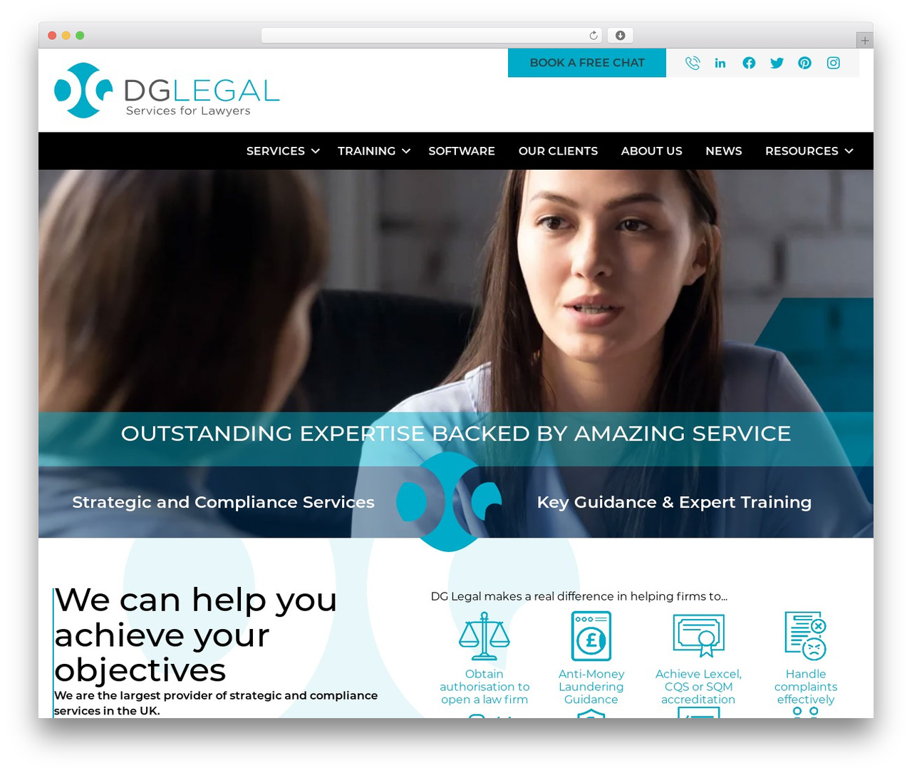 Hullabaloo Client Theme WordPress theme - dglegal.co.uk