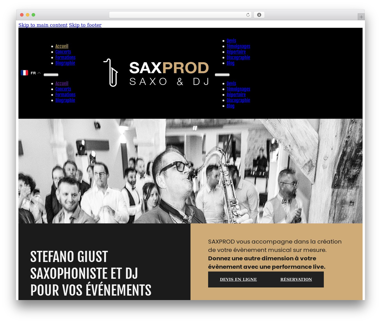 Bricks WordPress theme - saxprod.com Bricks WordPress theme - saxprod.com