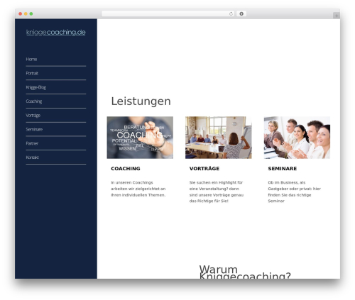 Divi WordPress page theme - kniggecoaching.de