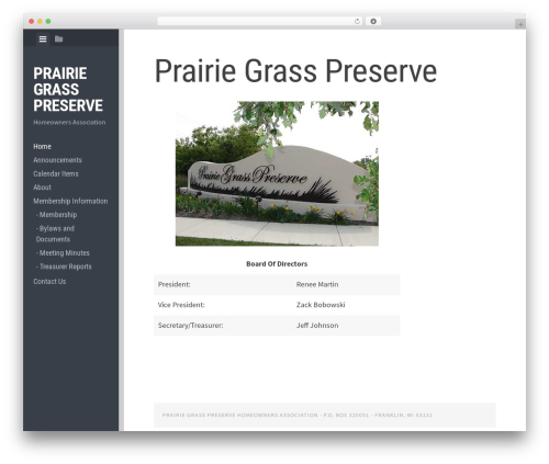 Editor theme WordPress - pgpassoc.com