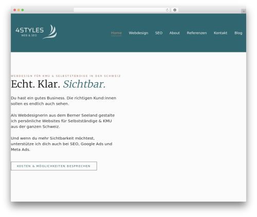 Privacybee privacy policy WordPress plugin - 4styles.ch