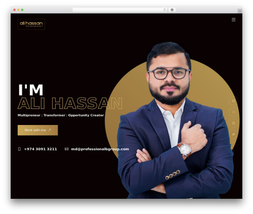Lilon WordPress theme - alihassanofficial.com