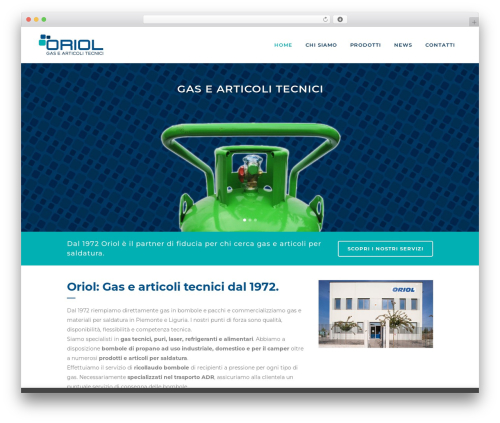 Oriol WordPress theme - oriolgas.com