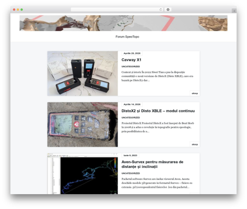 Really Simple WordPress theme - speotopo.ro