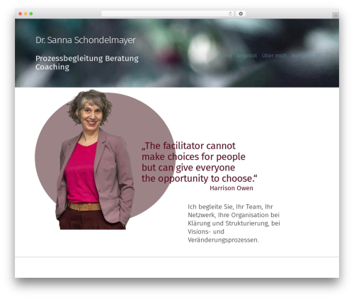 RyanCole theme WordPress - sannaschondelmayer.com