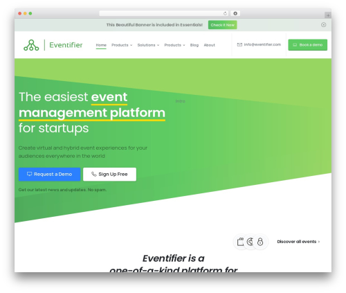 Pixfort likes WordPress plugin - eventifier.com