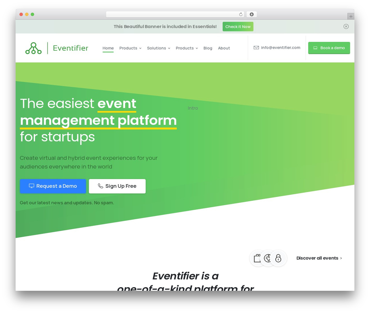 Theme WordPress Essentials - eventifier.com Theme WordPress Essentials - eventifier.com