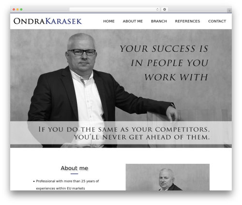 Theme WordPress HashOne - ondrakarasek.com