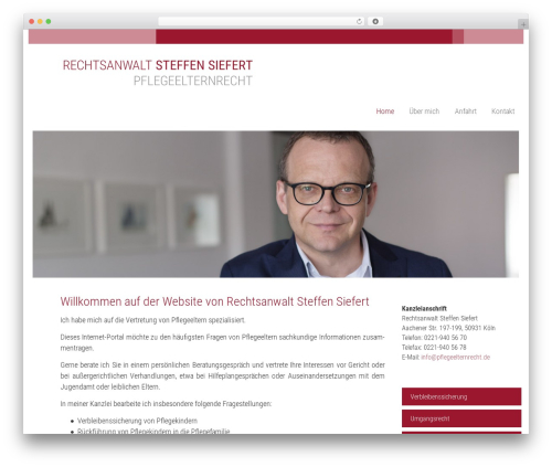 Theme WordPress TheSimplest - pflegeelternrecht.de