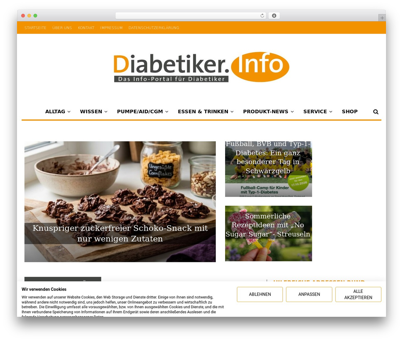 Unique WordPress theme - diabetiker.info Unique WordPress theme - diabetiker.info