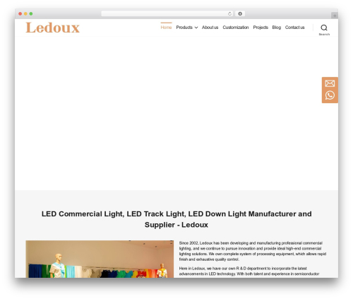 WordPress theme Ledoux - ledouxlight.com