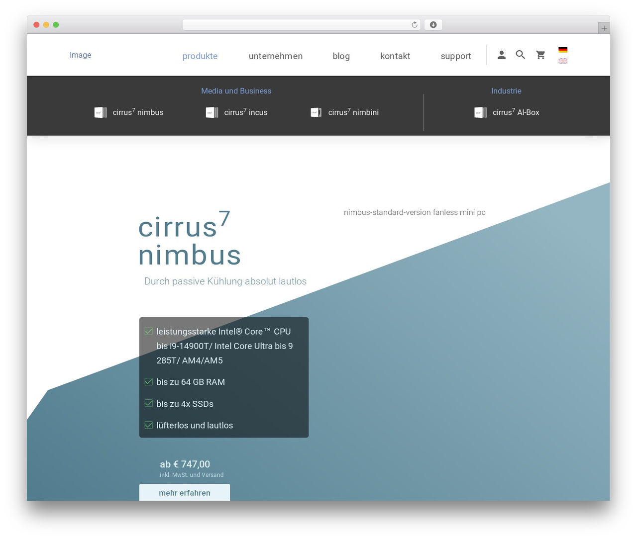 WordPress theme cirrus7 - cirrus7.com