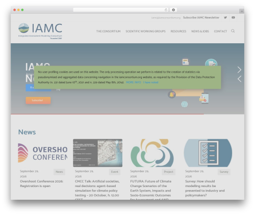 Engage theme WordPress - iamconsortium.org
