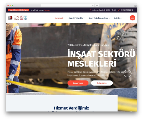 Envolve WordPress theme - onhekimbelgelendirme.com