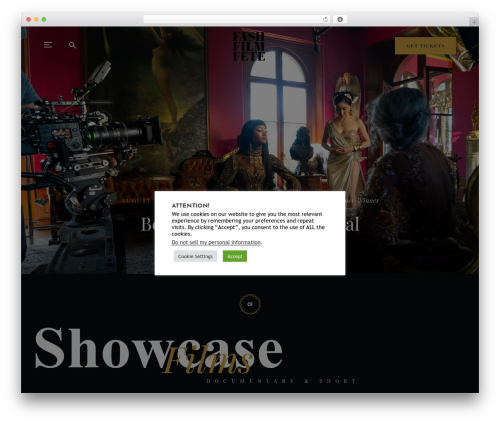Formota fashion WordPress theme - fashfilmfete.com