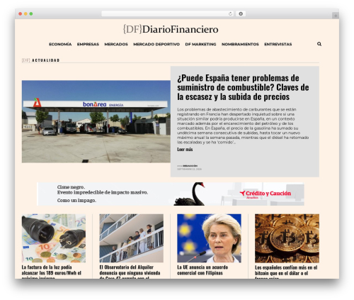 Hello Elementor theme WordPress - diariofinanciero.com