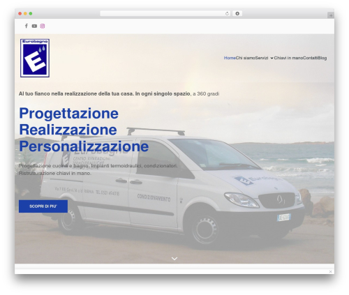 Iris WP free WordPress theme - eurobagno.net
