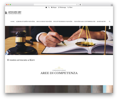 LawPlus theme WordPress - avvocatoucraina.com