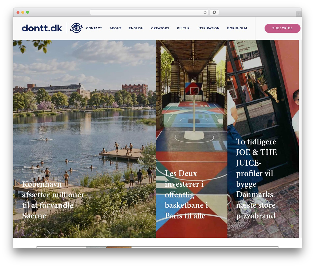 Uncode WordPress theme - dontt.dk