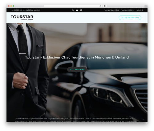 Uncode WordPress theme - tour-star.com