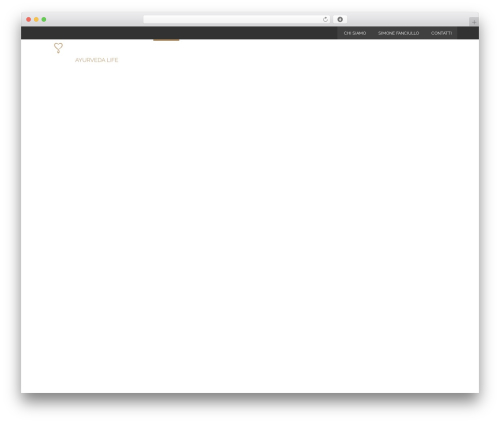 WordPress theme Anahata - www.ayur-veda.it