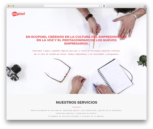 WordPress theme Comilla - ecopixelstudio.com