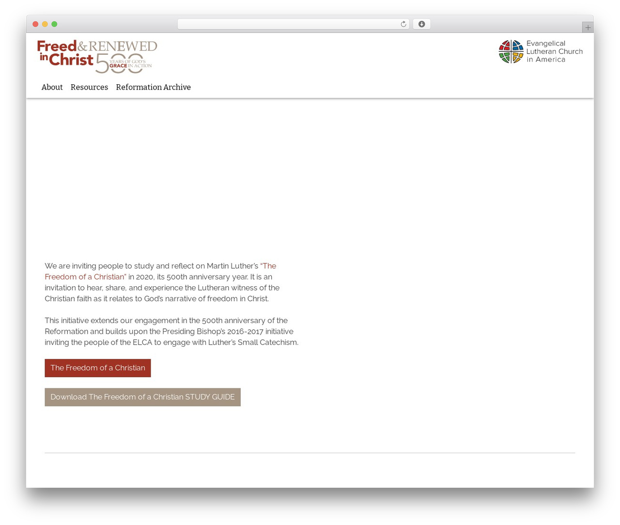 WordPress theme ELCA500 - elca500.org WordPress theme ELCA500 - elca500.org