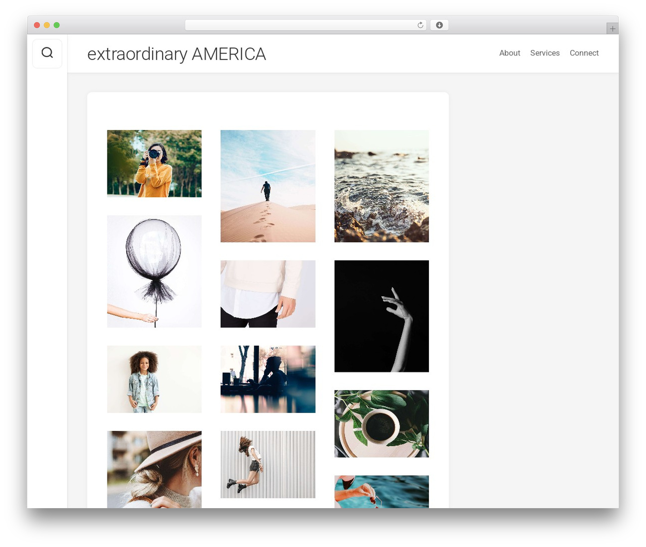 WordPress theme Gridzone - extraordinaryamerica.com