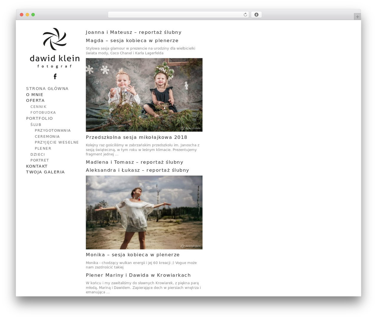 WordPress theme Side Grid Responsive WordPress Theme - dawidklein.com WordPress theme Side Grid Responsive WordPress Theme - dawidklein.com