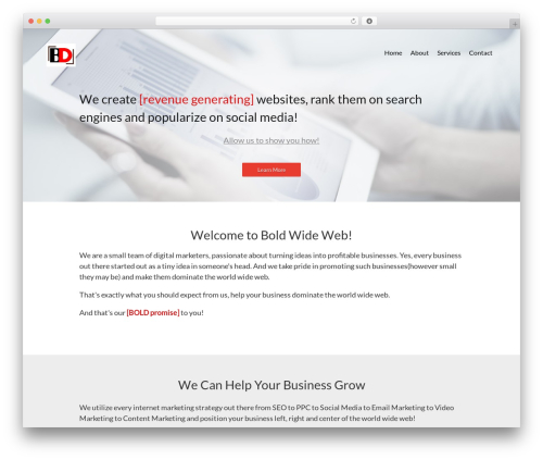 Mega Menu by WooRockets.com (wr-megamenu) free WordPress plugin - boldwideweb.com