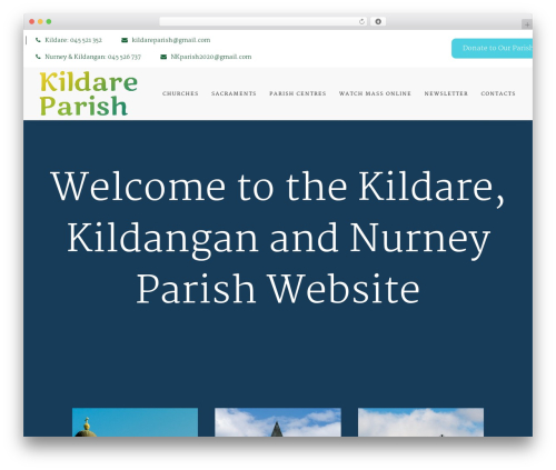 Fresh framework WordPress plugin - kildareparish.ie