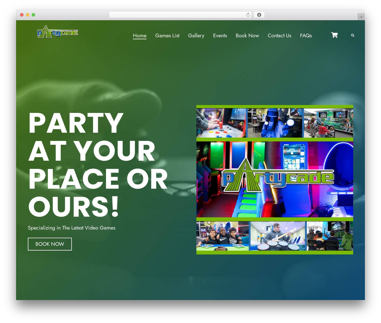Beaver Builder Theme WordPress gaming theme - partycade.com Beaver Builder Theme WordPress gaming theme - partycade.com