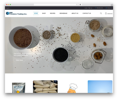 FoodStore theme WordPress - mmfreedomtrading.com