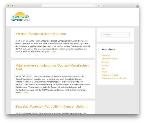 GeneratePress theme WordPress - kroatien-kurier.info