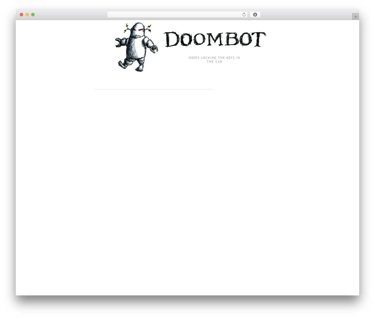 Minima Plus WordPress theme - doombot.com