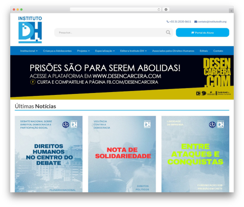 Odin WordPress theme - institutodh.org