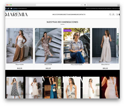 soysecond.com WordPress website theme - maremia.ec