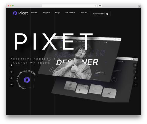 WordPress theme Pixet - pixet.themescamp.com