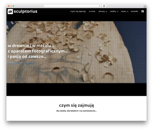 WordPress theme GeneratePress - sculptorius.pl