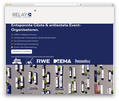 WordPress website theme Hello Elementor - relay-on.de