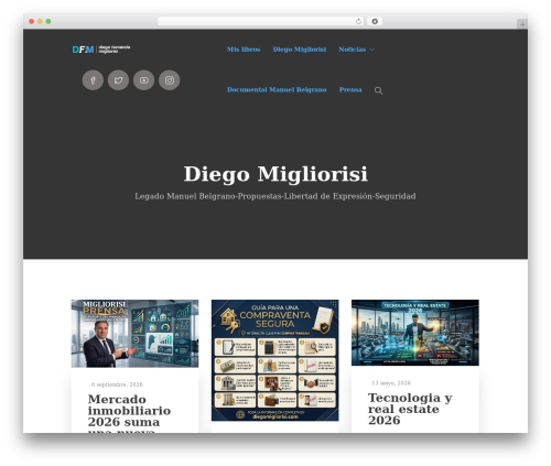 DFM theme WordPress - diegomigliorisi.com