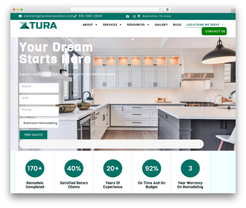 Hendy theme WordPress - turarenovation.com