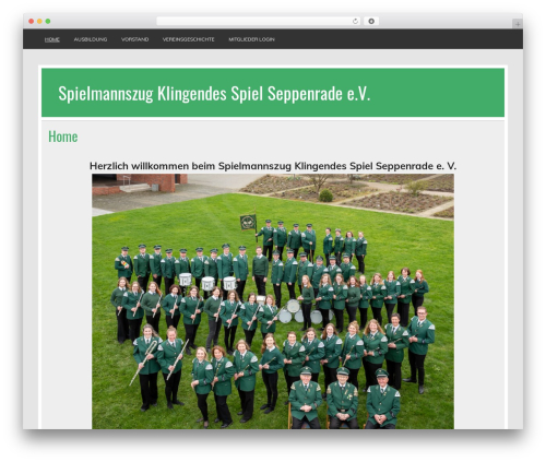 Leeway theme WordPress free - spielmannszug-seppenrade.de