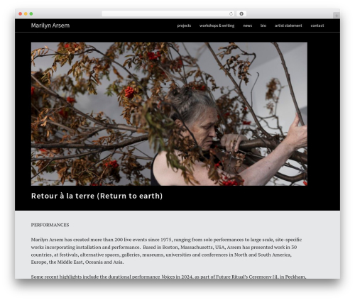 MArsem Theme WordPress website theme - marilynarsem.net