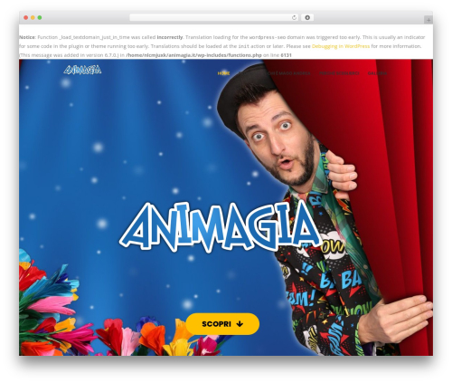 NODE best WordPress theme - animagia.it